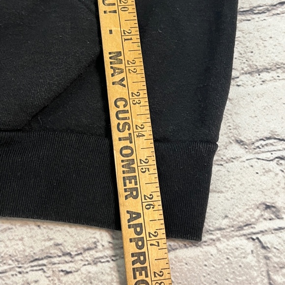 Don't Forget to Smile Heavy Fleece Hoodie Grunge Size XL - Picture 9 of 11